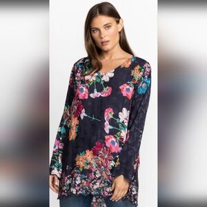 Johnny Was Oasis Tandis Blouse Top Size XS